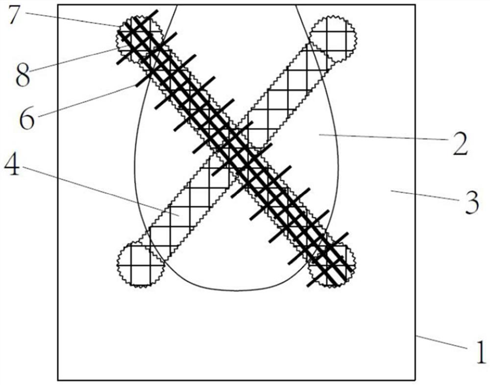 A method and structure of embedding high-strength self-stressed concrete trusses to strengthen shear walls