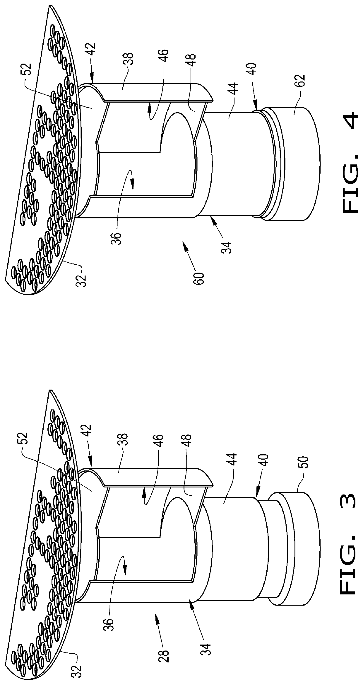 Exhaust aftertreatment system with scooped inlet