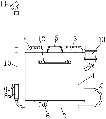 Insecticide spraying barrel with quick package opening device