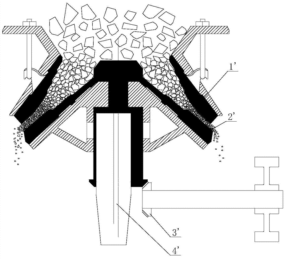 Fast progressive solidification device for high manganese steel broken wall casting