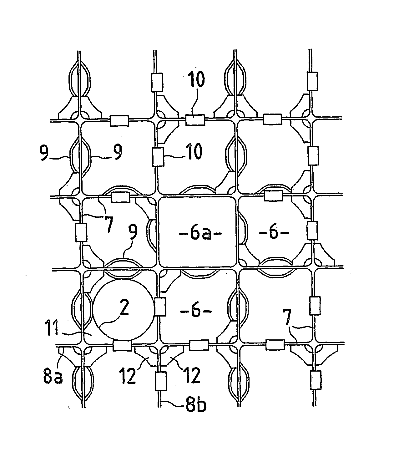 Spacer grid for a fuel unit in a nuclear reactor cooled by light water