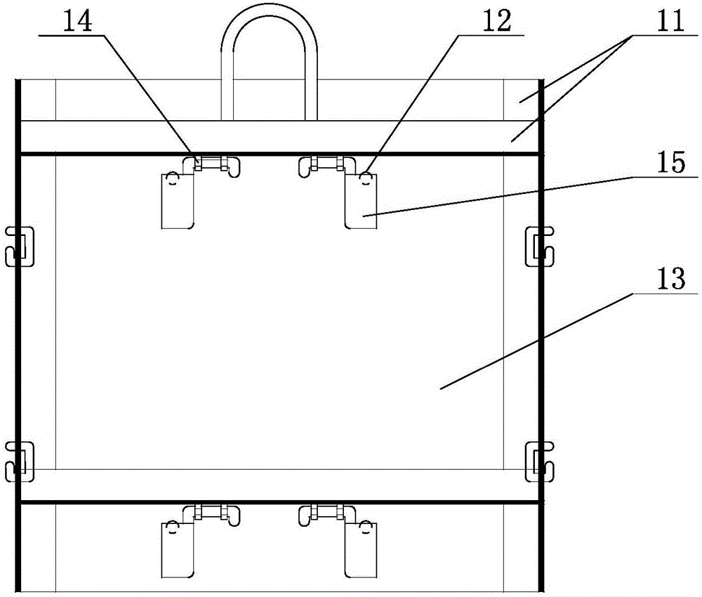 Building deformation joint concrete double-wall synchronous pouring construction method