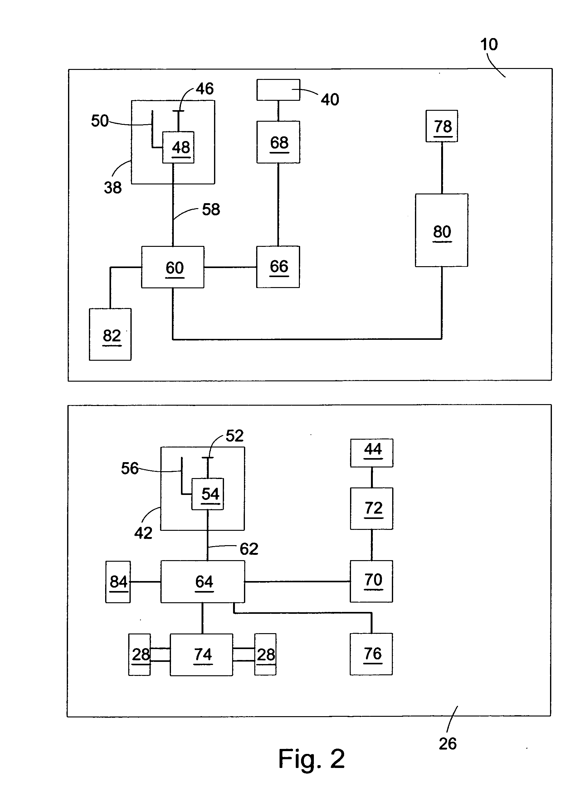 System for determining the relative position of a second farm vehicle in relation to a first farm vehicle