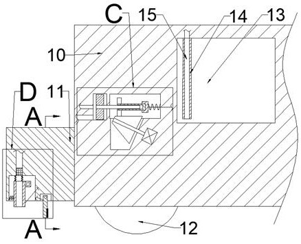 An automatic fertilization device with directional fertilization and anti-waste functions