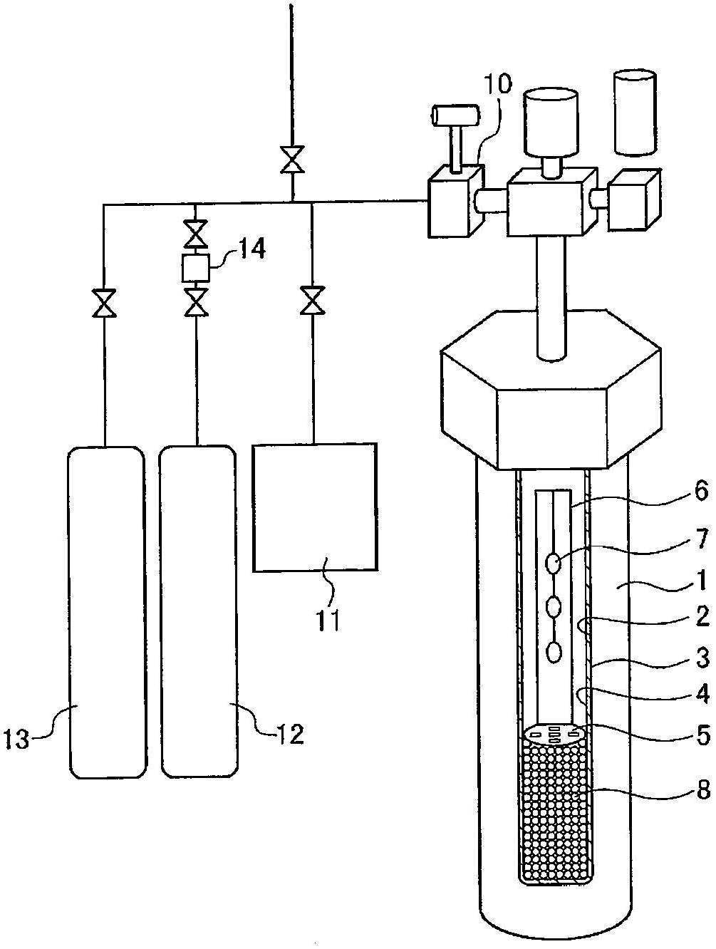 Method for producing nitride crystals, and production vessel and members