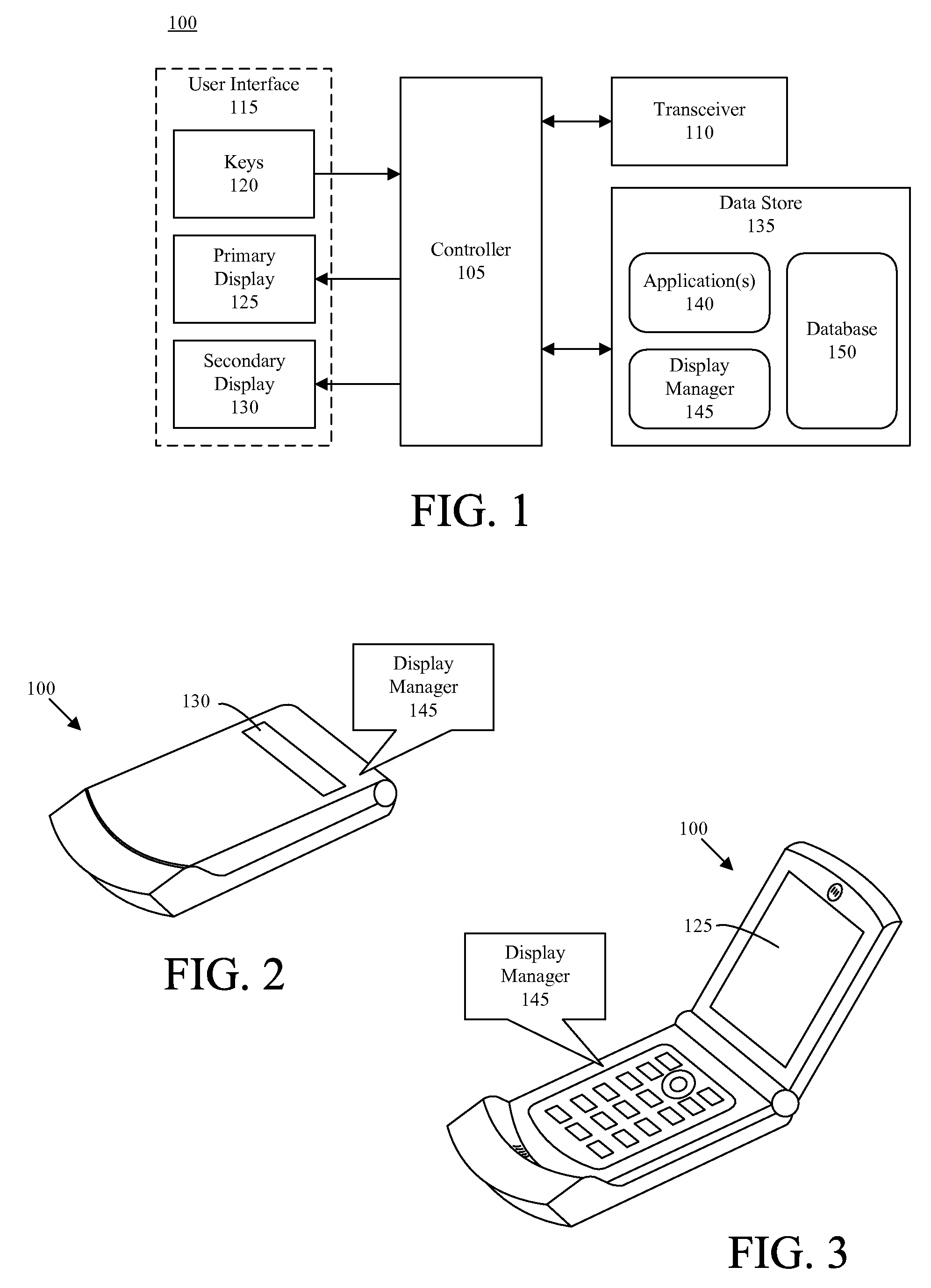 Display management for communication devices with multiple displays