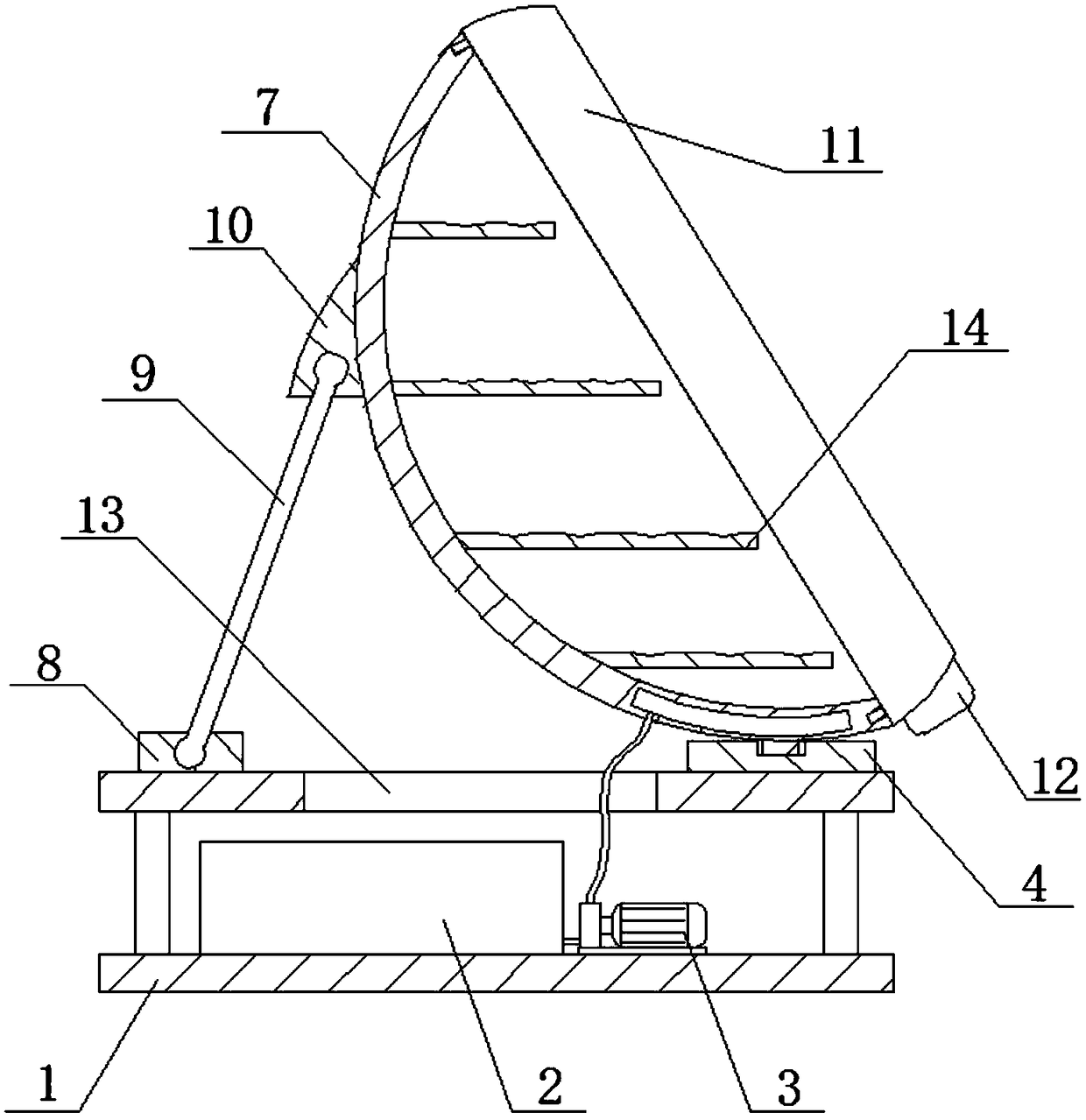 Three-dimensional planting greenhouse