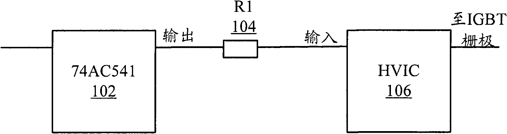 Circuit structure for protecting driving tube