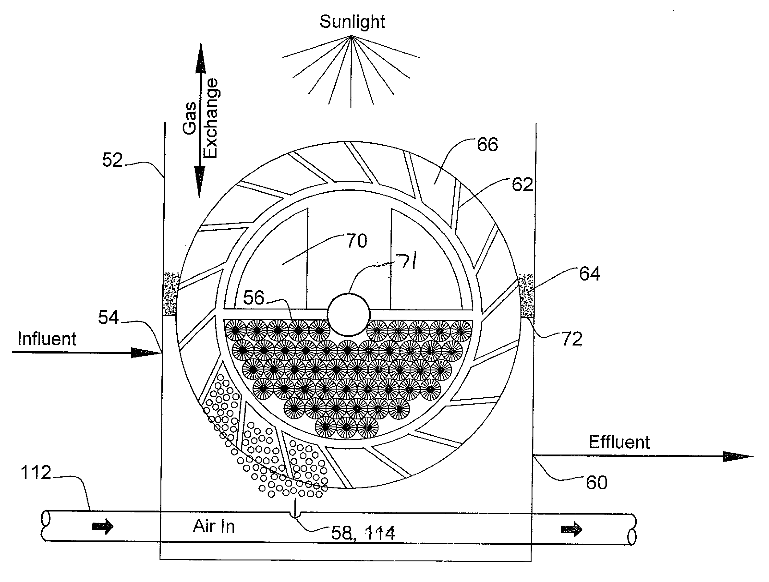 Apparatus and Process for Biological Wastewater Treatment
