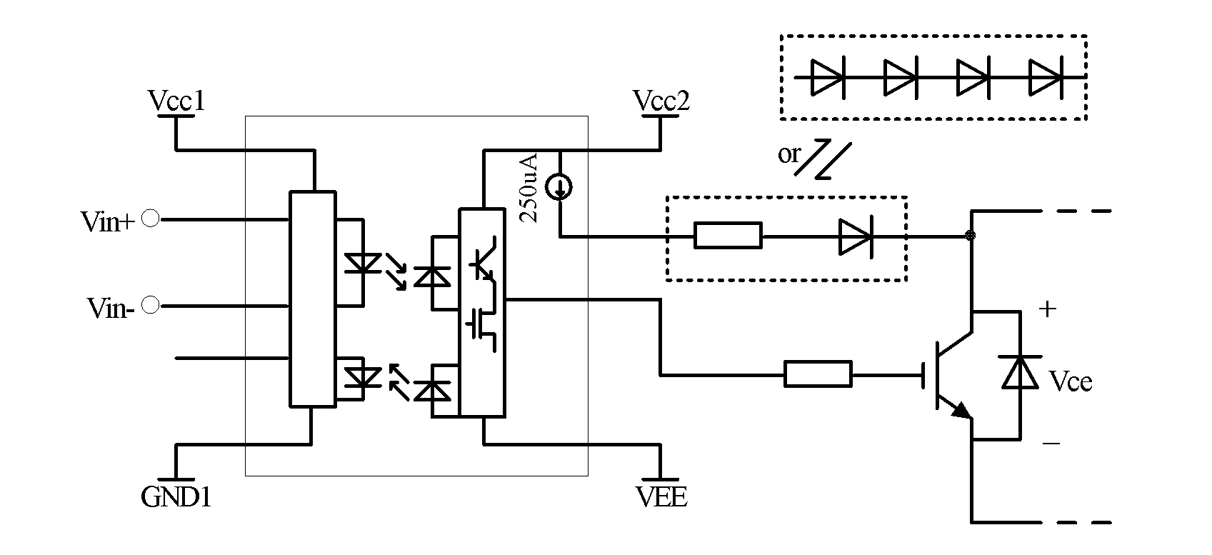 IGBT (Insulated Gate Bipolar Translator) short circuit protection detection circuit based on driving chip
