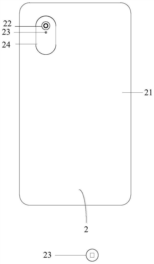 Terminal with photographing function and camera parameter adjustment method