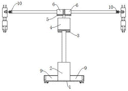 Special feeding and blanking device for numerical control machine tool