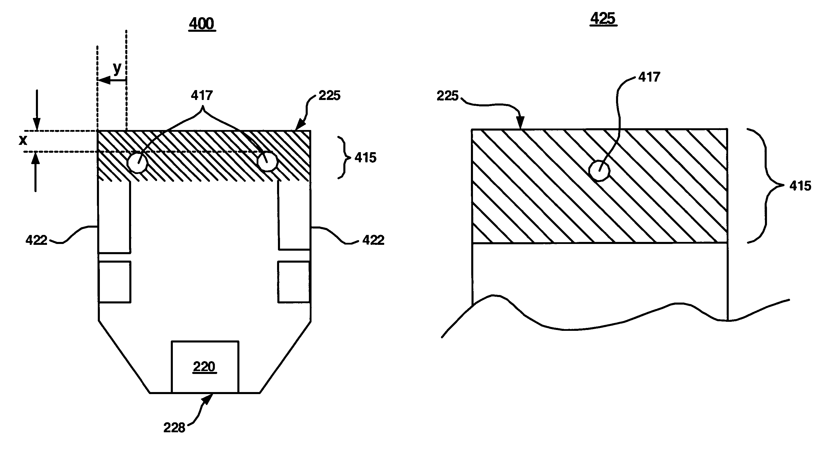 Method and apparatus for utilizing a small pad to increase a head to a disk interface reliability for a load/unload drive