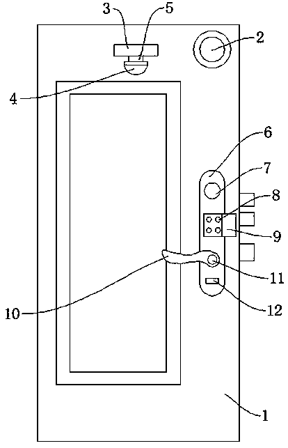 Household intelligent identification alarm device