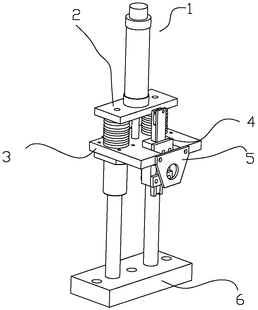 Supporting device used for bottom of pile driver