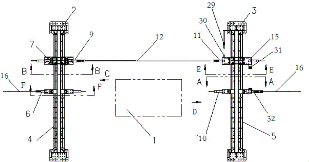 Mobile catenary of electrified railway coal loading station