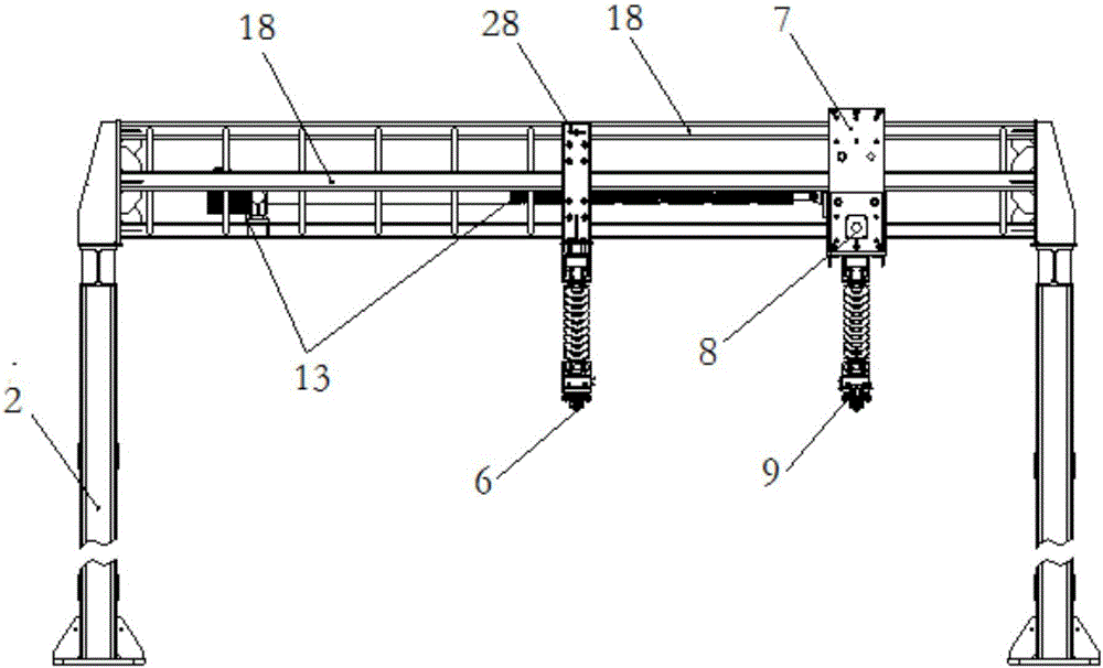 Mobile catenary of electrified railway coal loading station