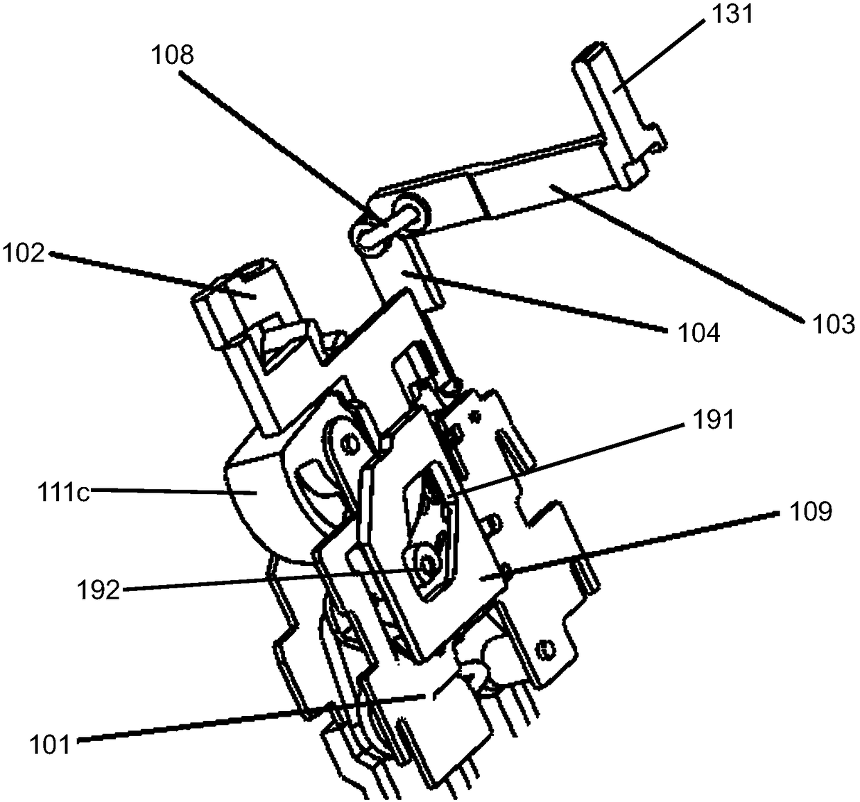 Auxiliary mechanism of the operating mechanism