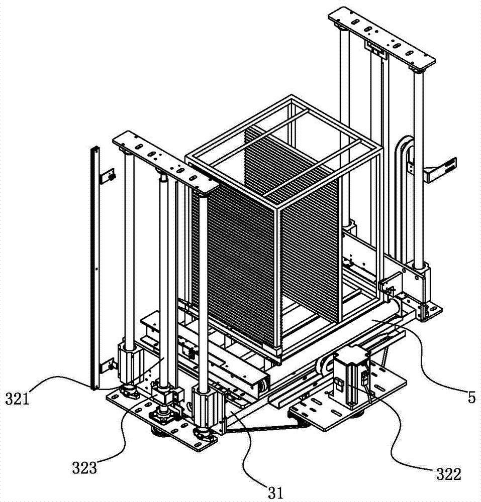 A device for automatically flipping and inserting panels