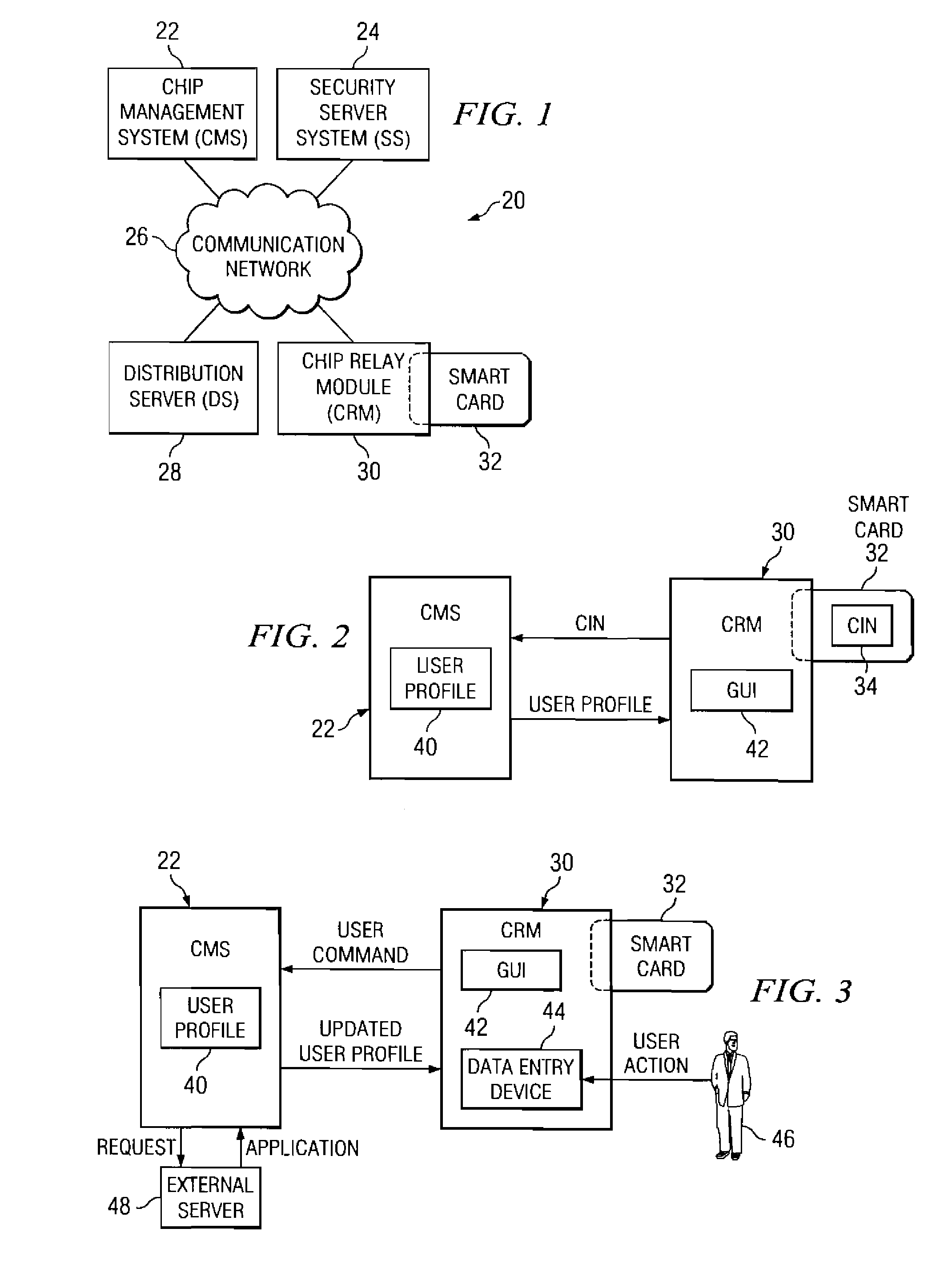 Method and apparatus for displaying embedded chip states and embedded chip end-user application states