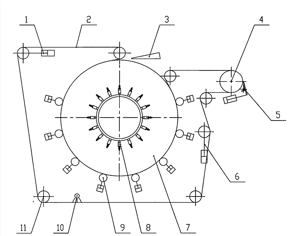 Sludge dewatering device