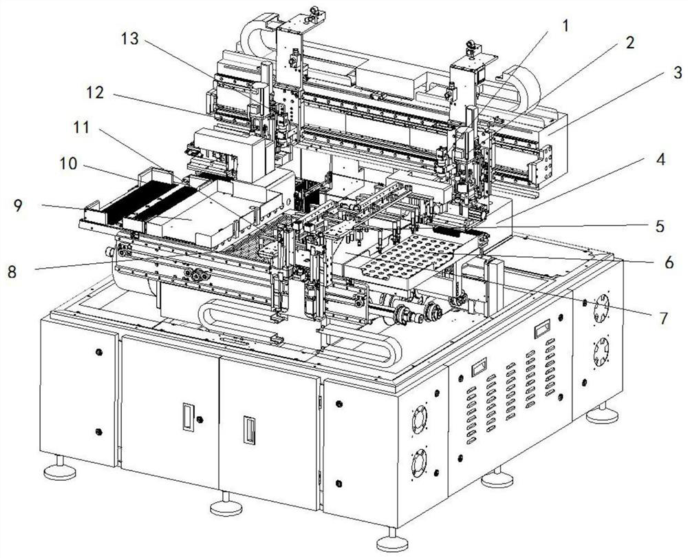 Medium-sized full-automatic rubberizing machine