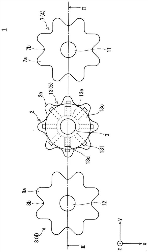 Gear manufacturing method and manufacturing device