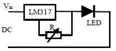 LED solar simulator drive circuit control method and system