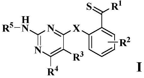 Thiobenzoyl derivative and application thereof