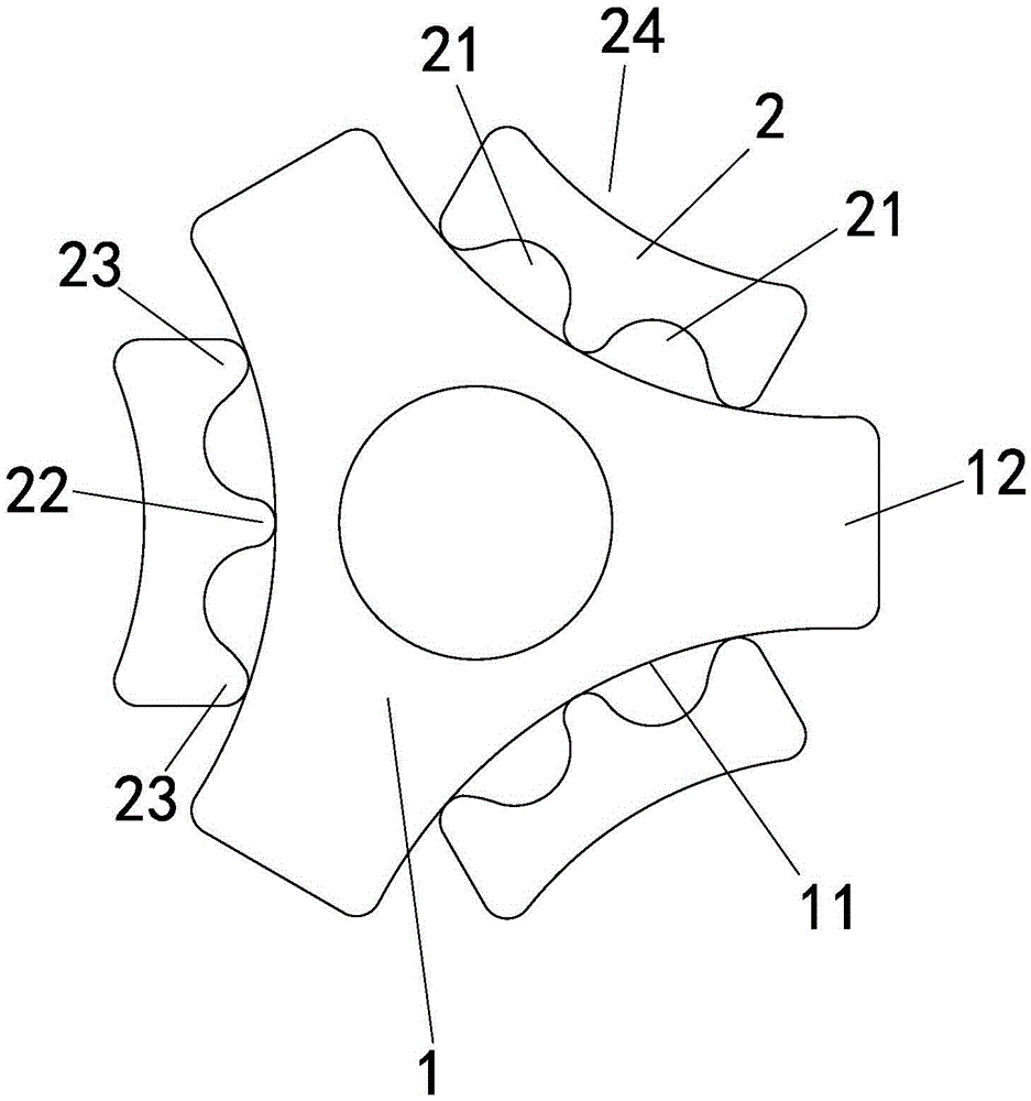 Preparation method of polyester silk-like fabric and adopted profiled fiber