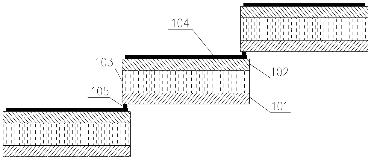 A kind of interconnected flexible solar cell and its manufacturing method