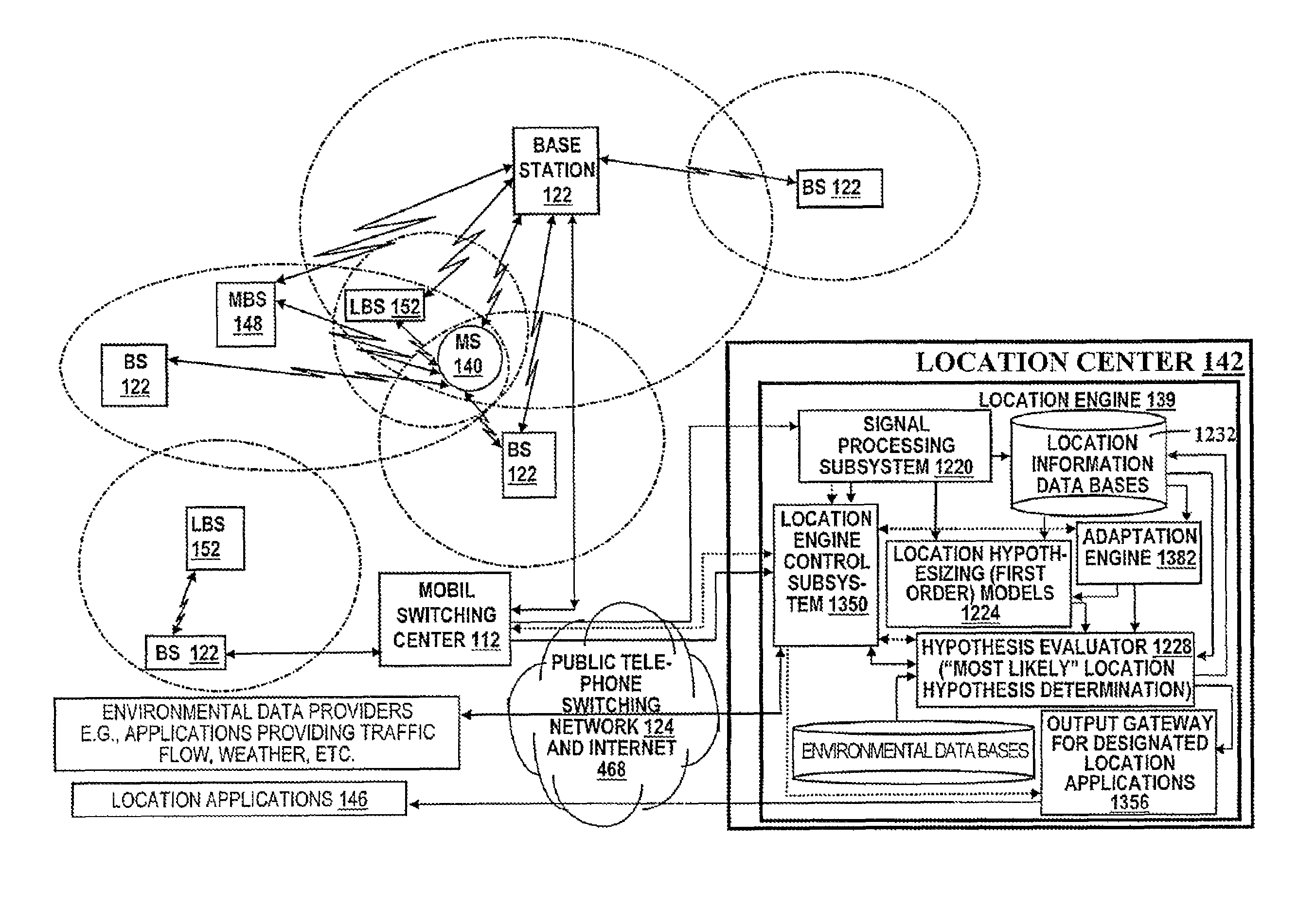 Wireless location routing applications and architecture therefor