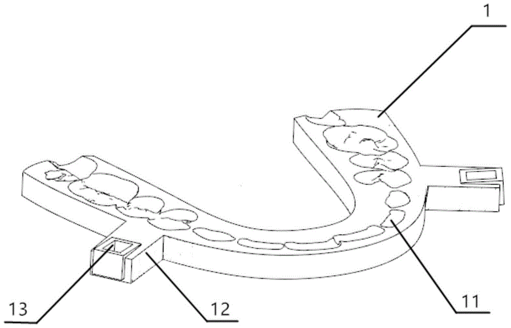 A subapical osteotomy locating guide plate and a manufacture method therefor