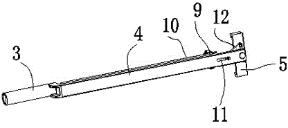 Deformable flat mop with automatic water squeezing function