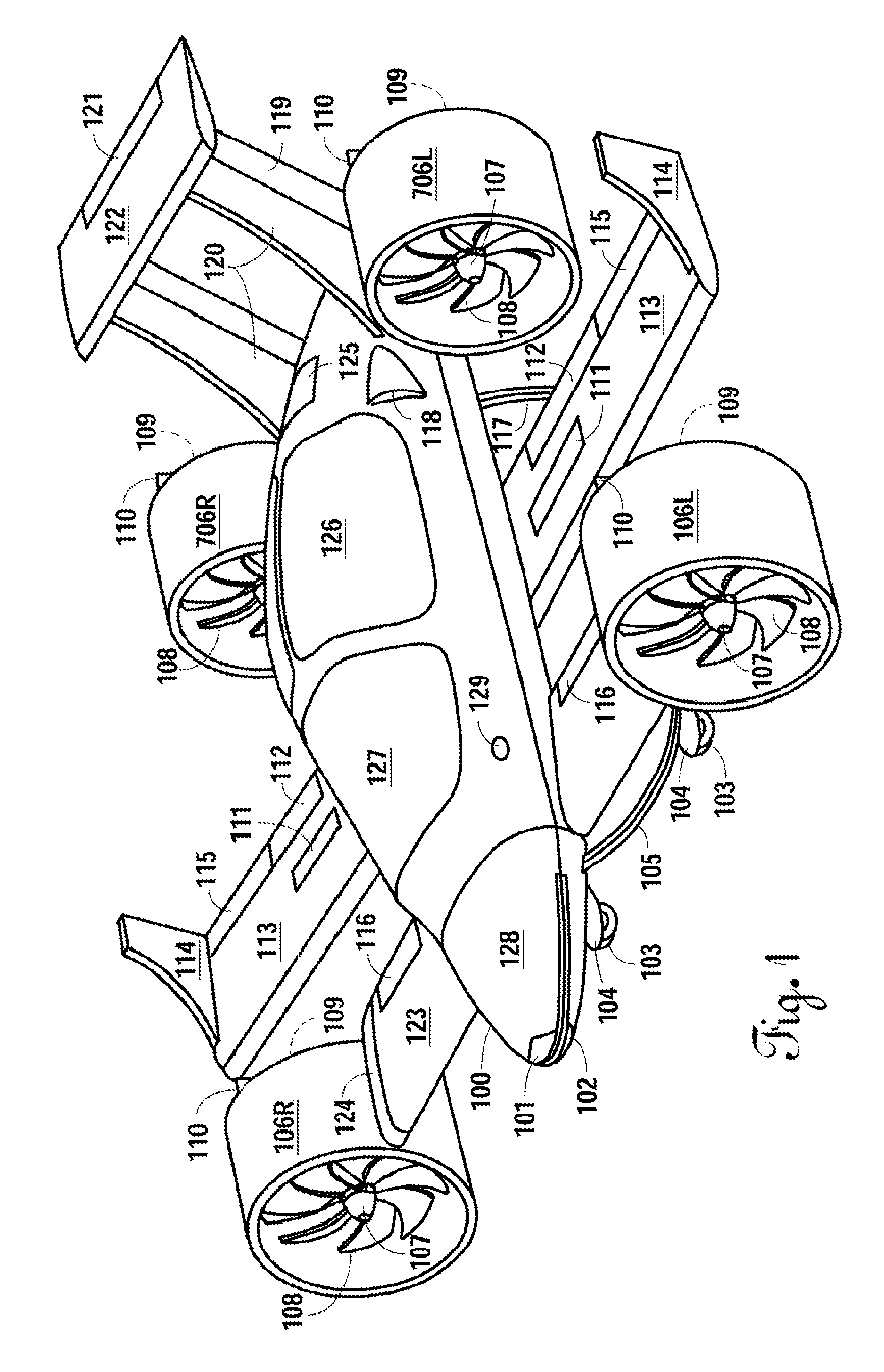Aircraft with freewheeling engine
