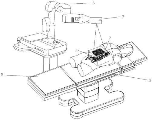 A fast positioning and tracking device for an auxiliary robot