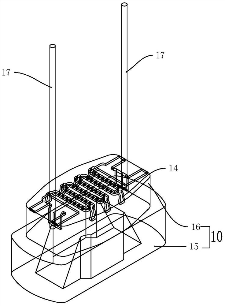 Atomizing core capable of improving atomizing effect