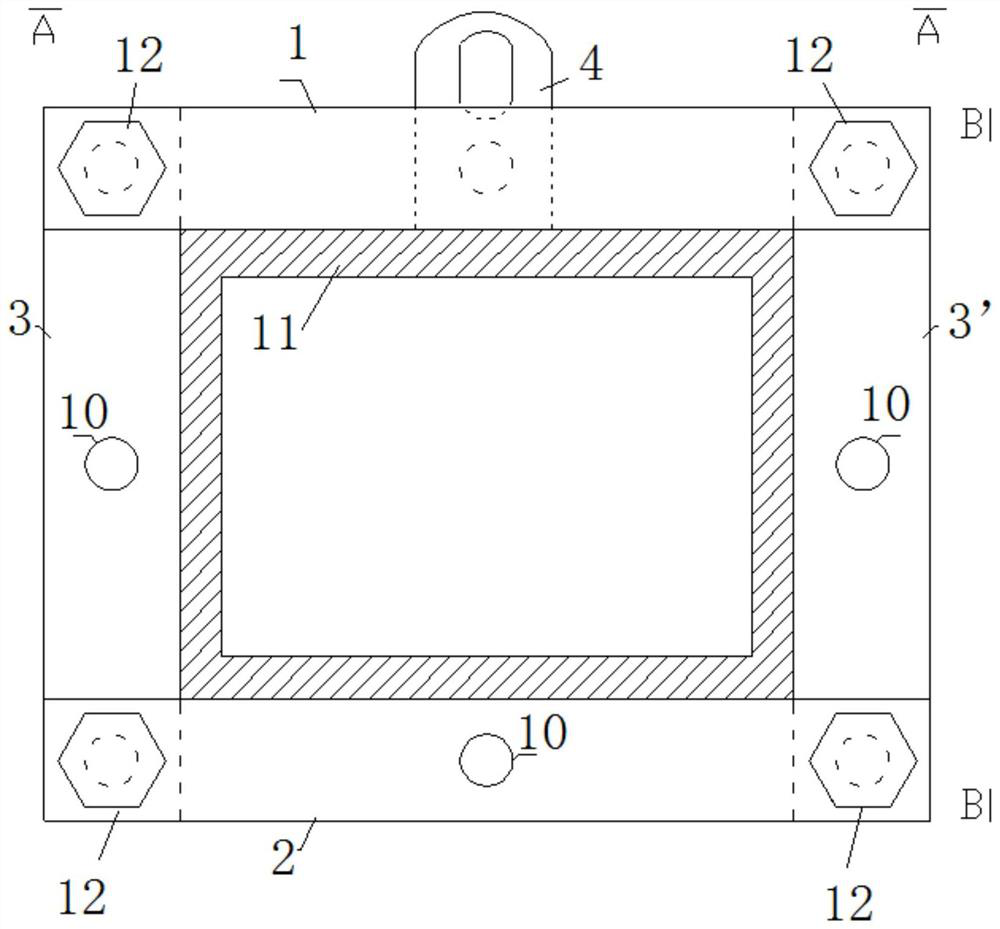 Clamping and hoisting device