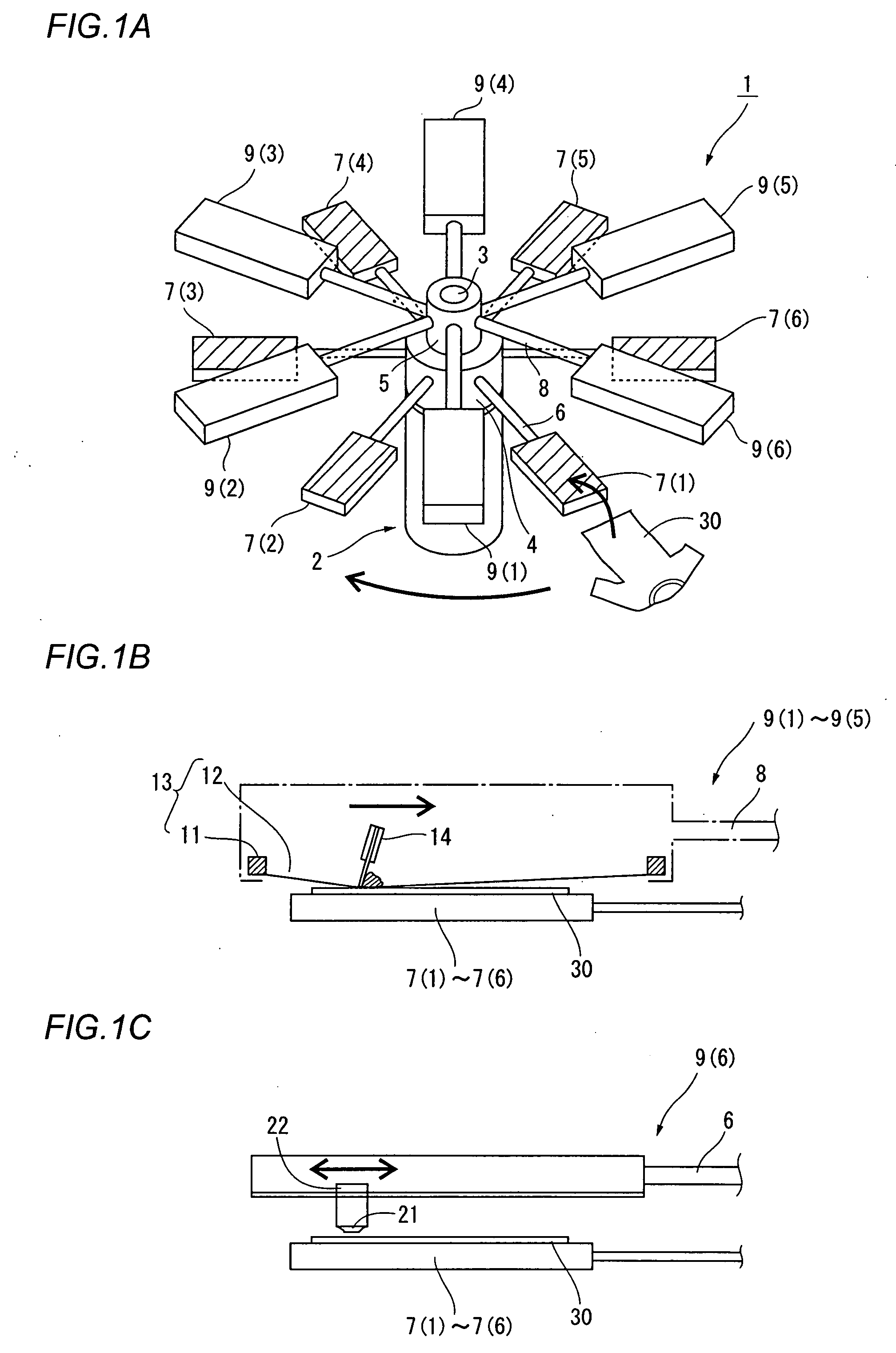 Rotary printing device