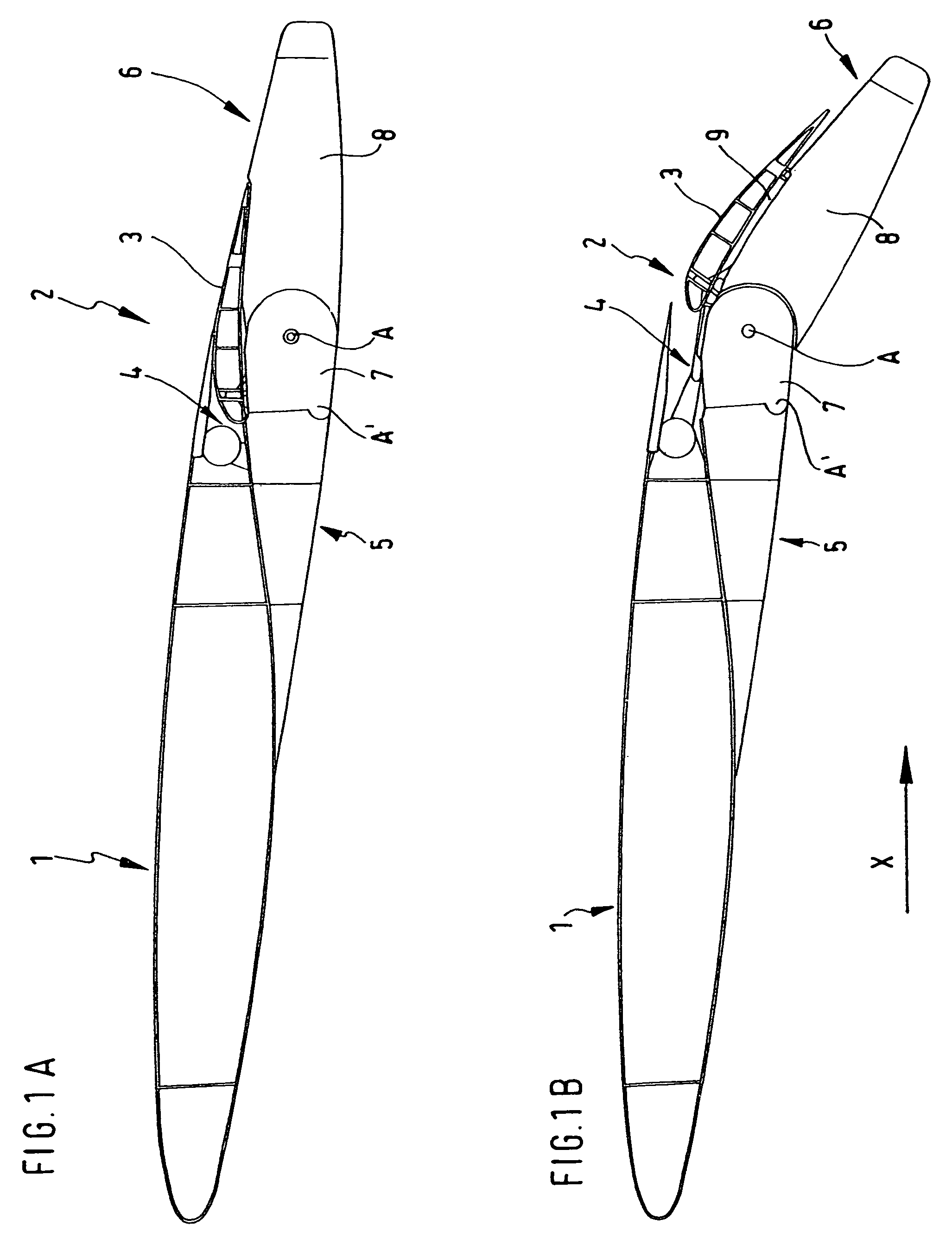 Pivoted flap mechanism for adjusting an aerodynamic pivoted flap associated with a wing