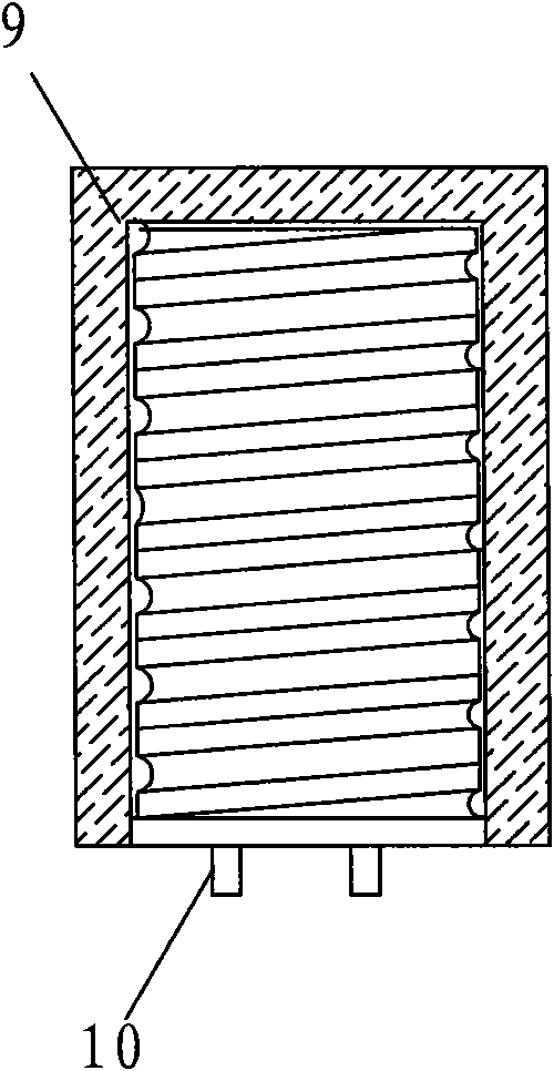 Instant-heating high-pressure extruding and making type coffee machine