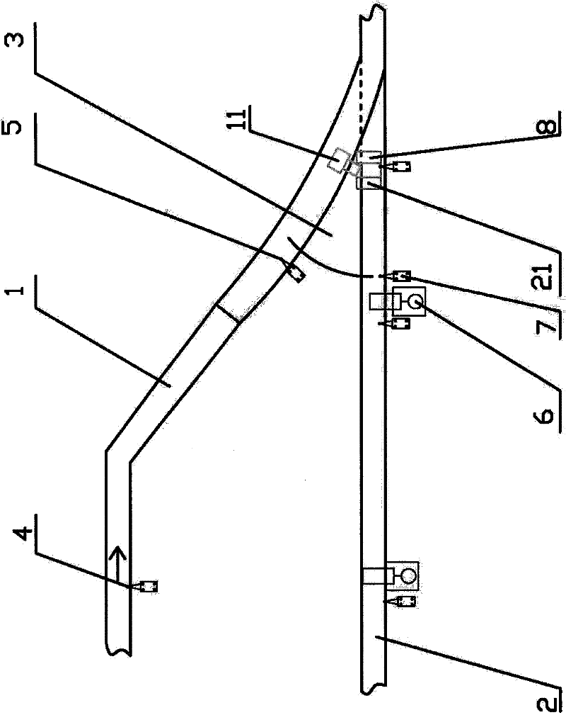 Method and system for transferring push rod chain and friction chain
