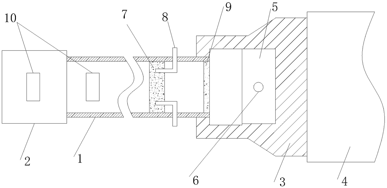 Adjusting Structure of Injection Rod for Die Casting Machine