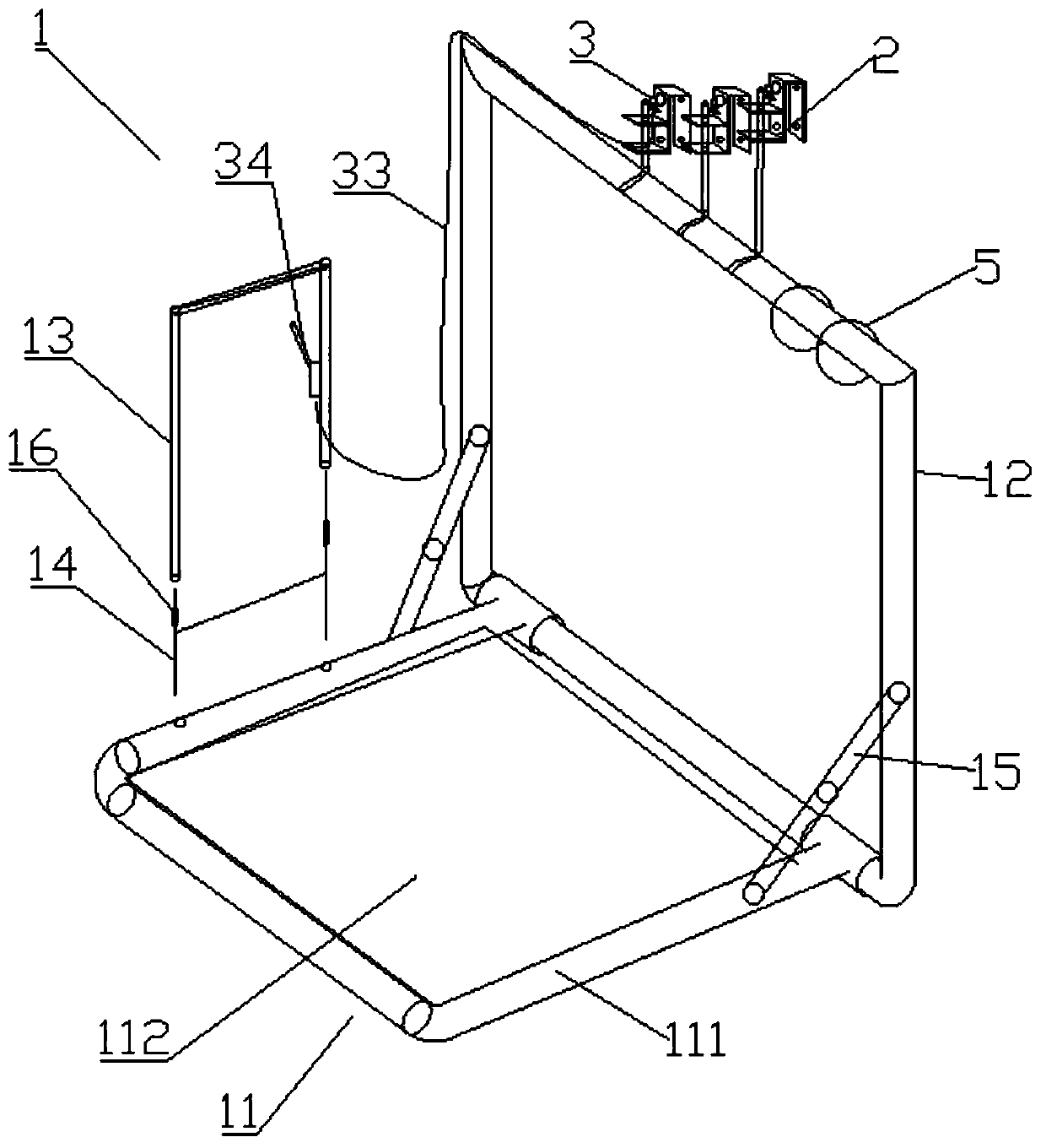 High-rise escape combination device