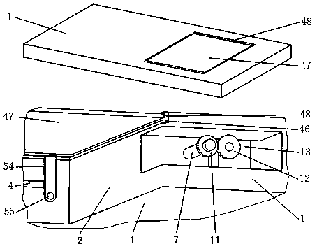 Anti-pinch dustproof skylight device of automobile