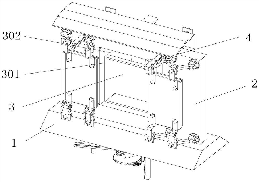 Anti-radiation concrete shielding door and construction technology thereof