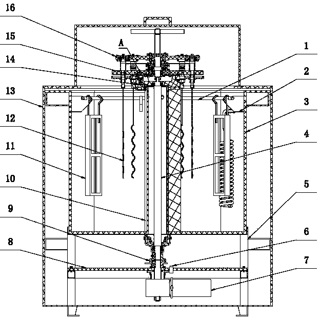 Rotary electroplating device
