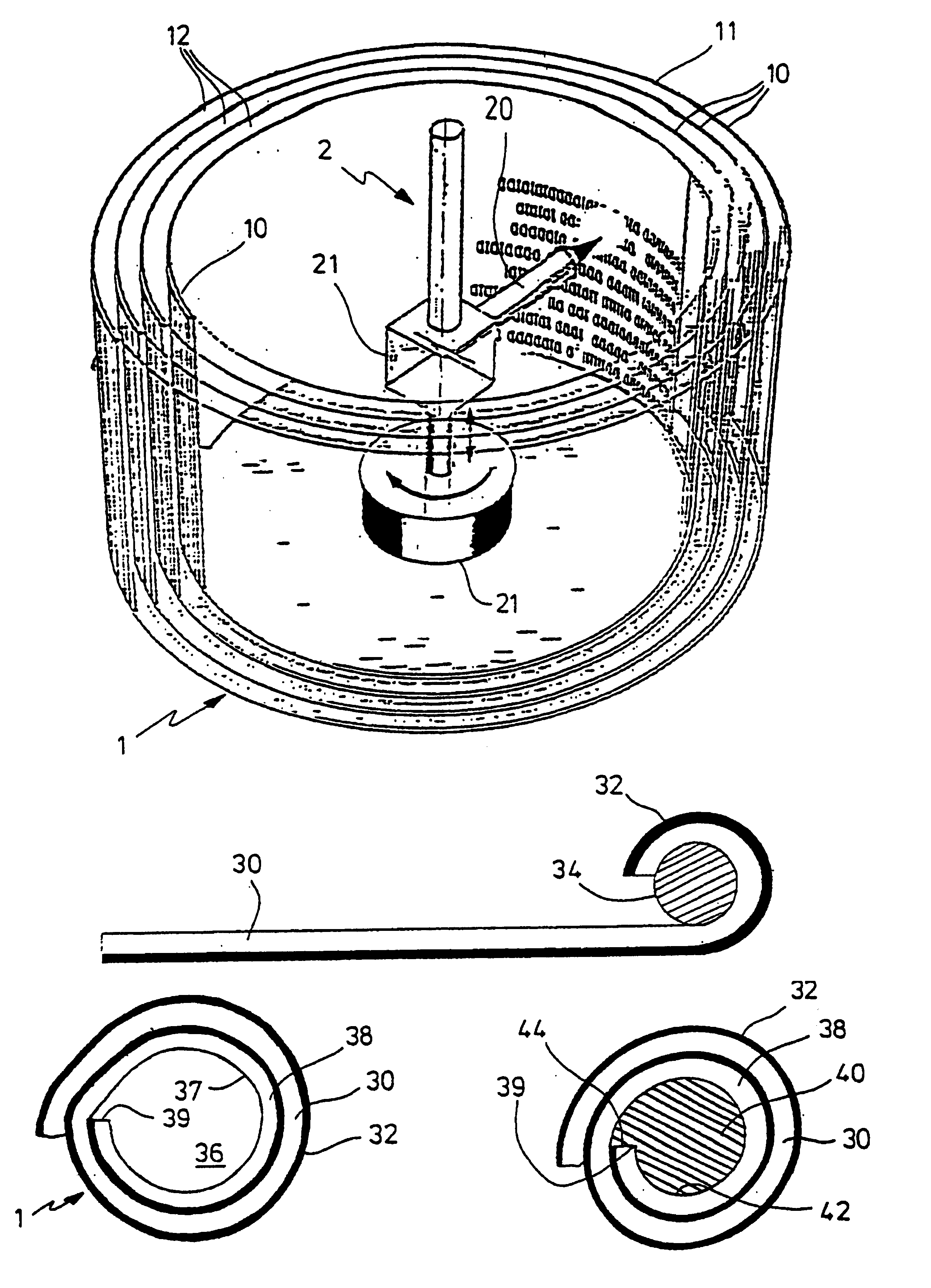 Cylindrical optical data memory