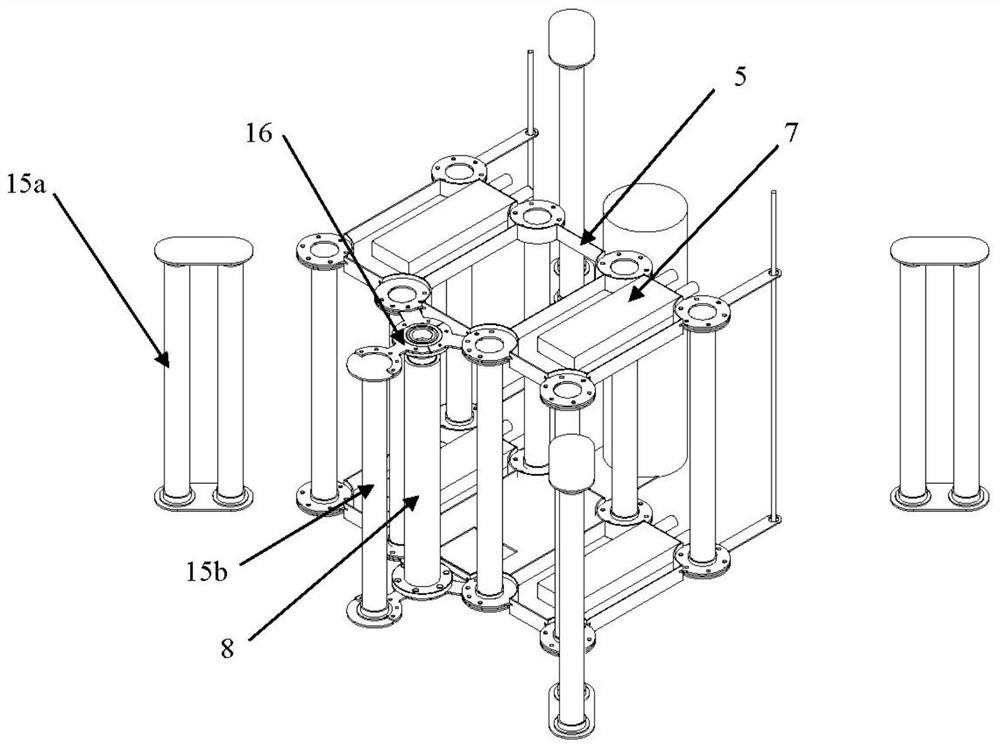 Experimental device for compact impulse voltage generator and voltage divider