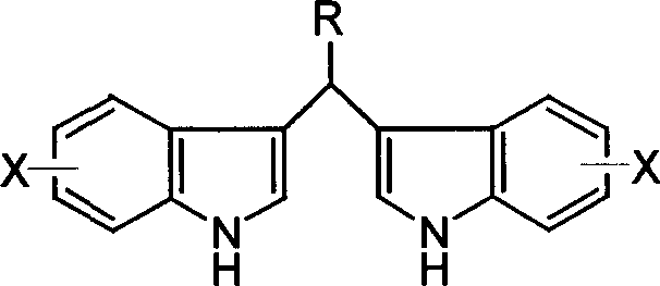 Process for preparing diindolylmethane derivatives